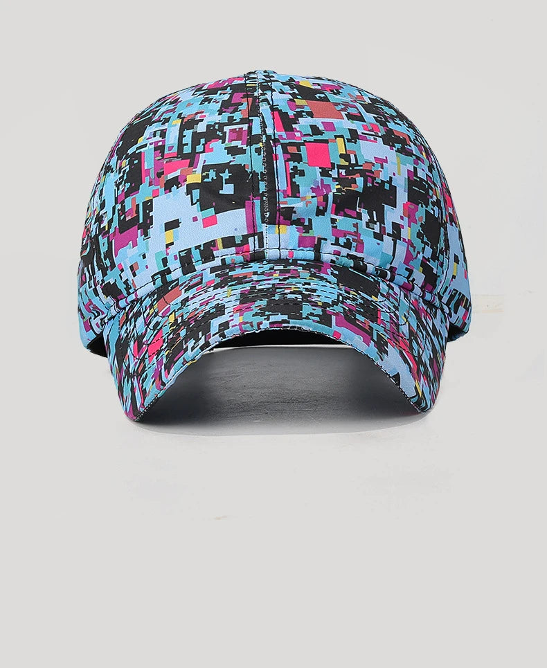 Șapcă de baseball unisex „Summer Graffiti Light Board” – pălărie de protecție solară pentru exterior, șapcă sport de modă, șapcă casual cu cozoroc în formă de cioc de rață