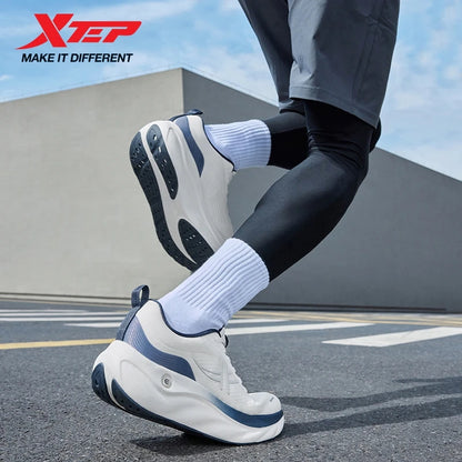 Xtep Cloud Wing 3.0 Men's Running Shoes 2025 Summer New Stability Shock Absorbing Wear Resistant Soft Sole Sneakers 875319110003