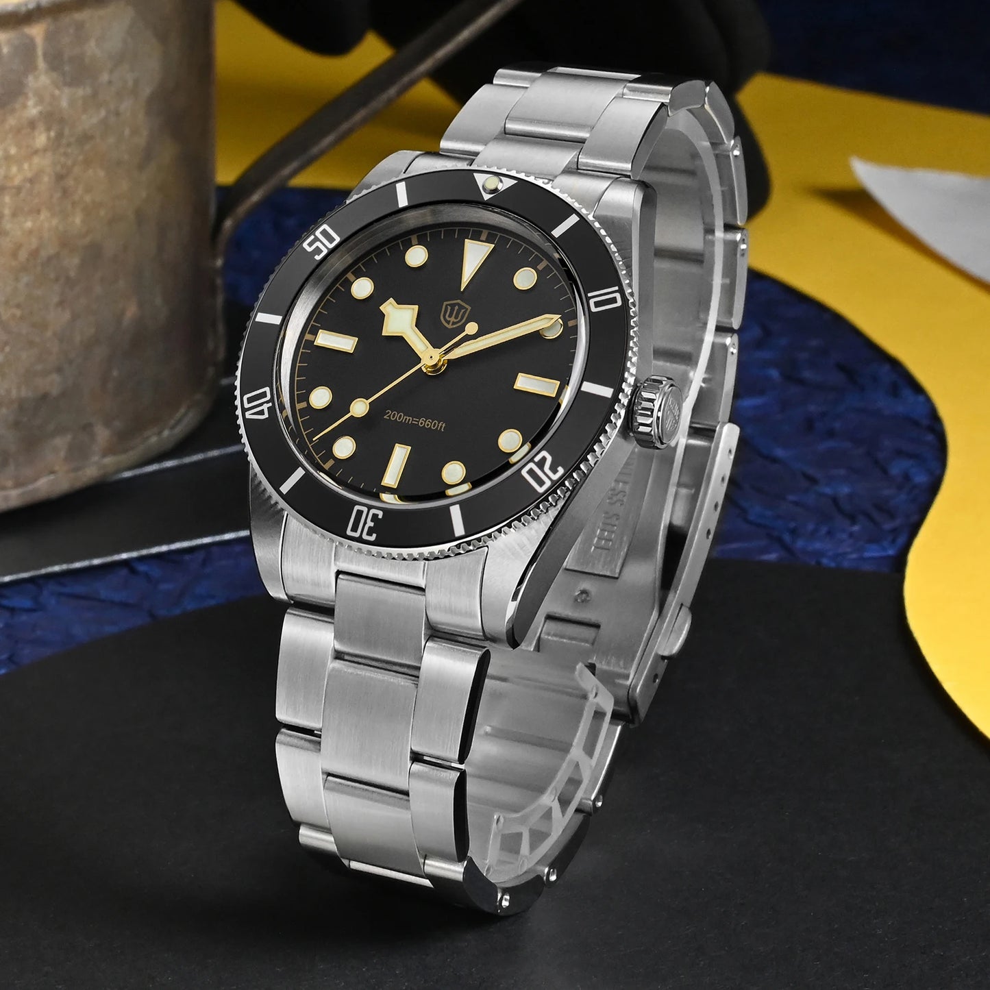 Watchdives WD7922 BB54 Quartz Watches VH31 20Bar Waterproof Luminous Sapphire Crystal Ar 37Mm Fashion Stainless Dive Wrist Watch
