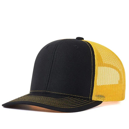 Unisex kepurė su šiek tiek išlenktu kraštu, „Trucker“ stiliaus, vyrams ir moterims, kasdienė, lauko, kvėpuojanti vasarinė kepurė
