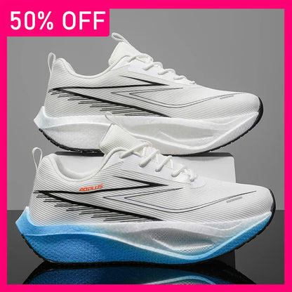 Scarpe sportive unisex alla moda in rete traspirante, scarpe da corsa professionali, scarpe sportive comode con lacci per il fitness all’aperto da uomo