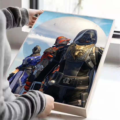 Destiny Poster Self-adhesive Art Waterproof Paper Sticker Coffee House Wall Decor