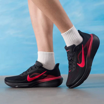 Chaussures de course sur route pour hommes Nike IB1873-007, semelle entièrement Air Zoom, amorti, respirantes, légères, baskets d'entraînement, noir et rouge