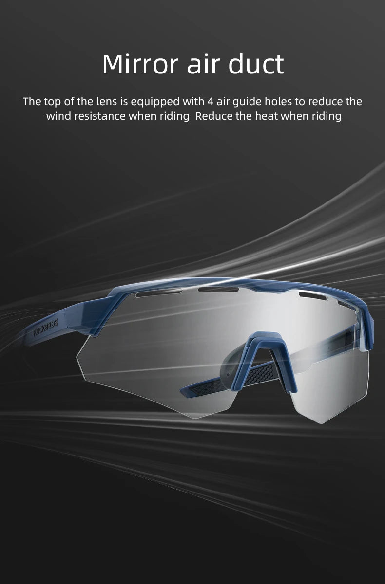 ROCKBROS Bike Glasses Polarized Men Women Bicycle Glasses 4Lens MTB Road Cycling Eyewear Glasses With Myopia Frame Sunglasses