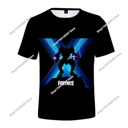 Halloween Peely 3D majica za dječake i djevojčice, božićna Fortnite majica, Battle Royale streetwear za djecu, Victory Game muška majica, odjeća
