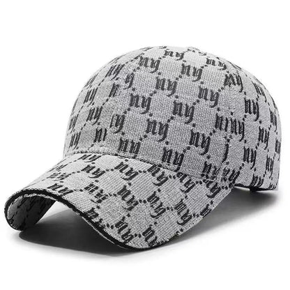 Unisex NY Letter Printing Baseball Caps Spring and Autumn Outdoor Adjustable Casual Hats Sunscreen Hat Sports Cap