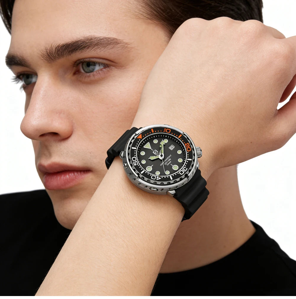 QINGXIYA Sports Men Quartz Watch Silicone Strap Waterproof Luminous Date Wristwatch Mens Military Clock Man Relogio Masculino