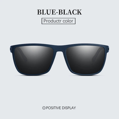 Fashion High Quality Brand New Polarized UV400 Sunglasses Men Women‘s Square Matte Frame Glasses