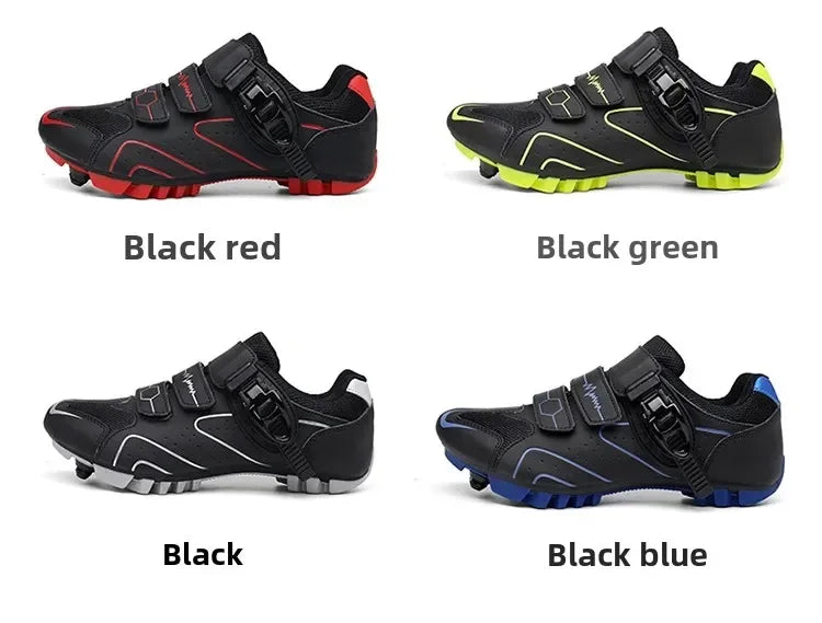 Scarpe da ciclismo unisex con suola rigida – Scarpe da bici da strada 4-Season con pedali a sgancio rapido, ideali per la MTB e gli sport all’aria aperta