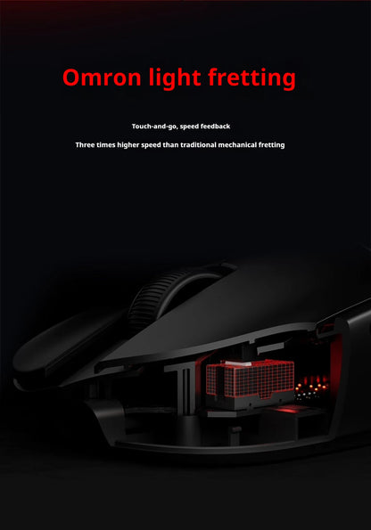Atk Vxe Vgn Mad R Major Ultra-Lightweight Wireless Mouse Ergonomic Game Dual-Mode Esports Office Mouse Paw3395 Gift