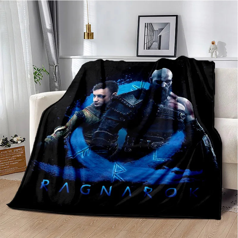 29 Style Kratos God of War Games Cartoon Blanket,Soft Throw Blanket for Home Bedroom Bed Sofa Picnic Travel Office Cover Gifts