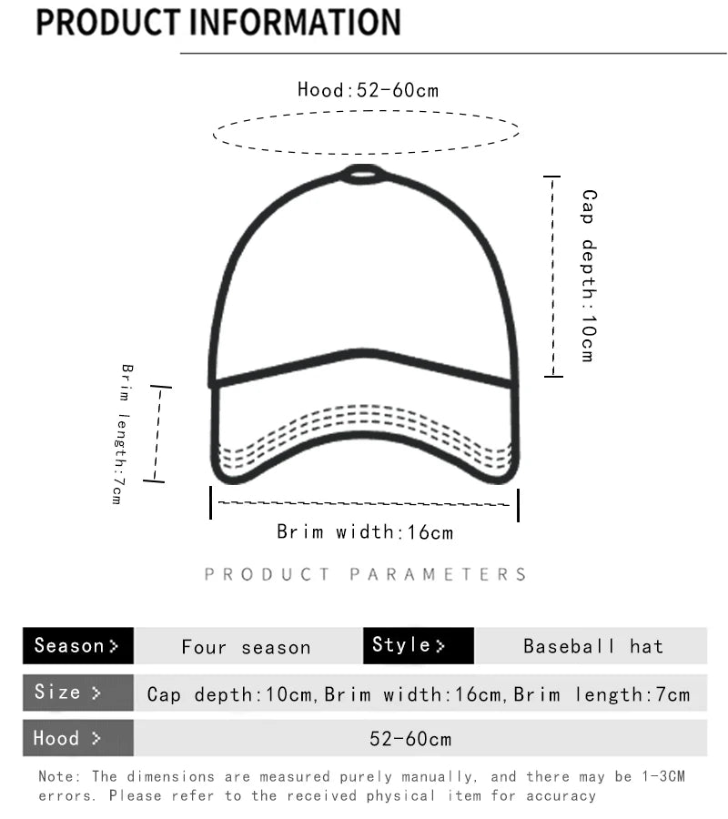 New Unisex Broken Style Bull's-eye Cross Embroidery Baseball Hats Sunshade Personal Versatile Peaked Caps Street Fashion Hip Hop