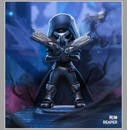 POP MART Overwatch Play of The Game Series Caixa Surpresa Mystery Box Brinquedos Kawaii Ornamentos Figuras Decoração de Casa Bonecas Modelo de Secretária
