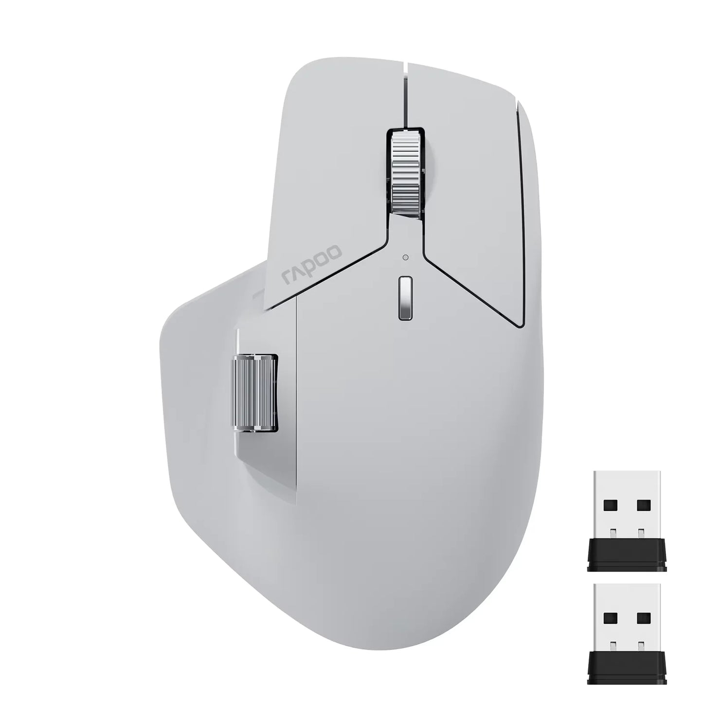 Rapoo MT760/MT760Mini Multi-mode Rechargeable Wireless Bluetooth Mouse Ergonomic 4000 DPI Support Up to 4 Devices Office Mice
