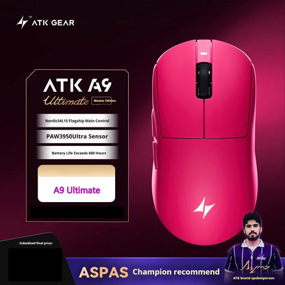 Безжична геймърска мишка ATK A9 Plus A9/A9 SE/A9 Pro Tri Mode 8K, лека A9 Ultimate E-sports, PC подарък, персонализирана