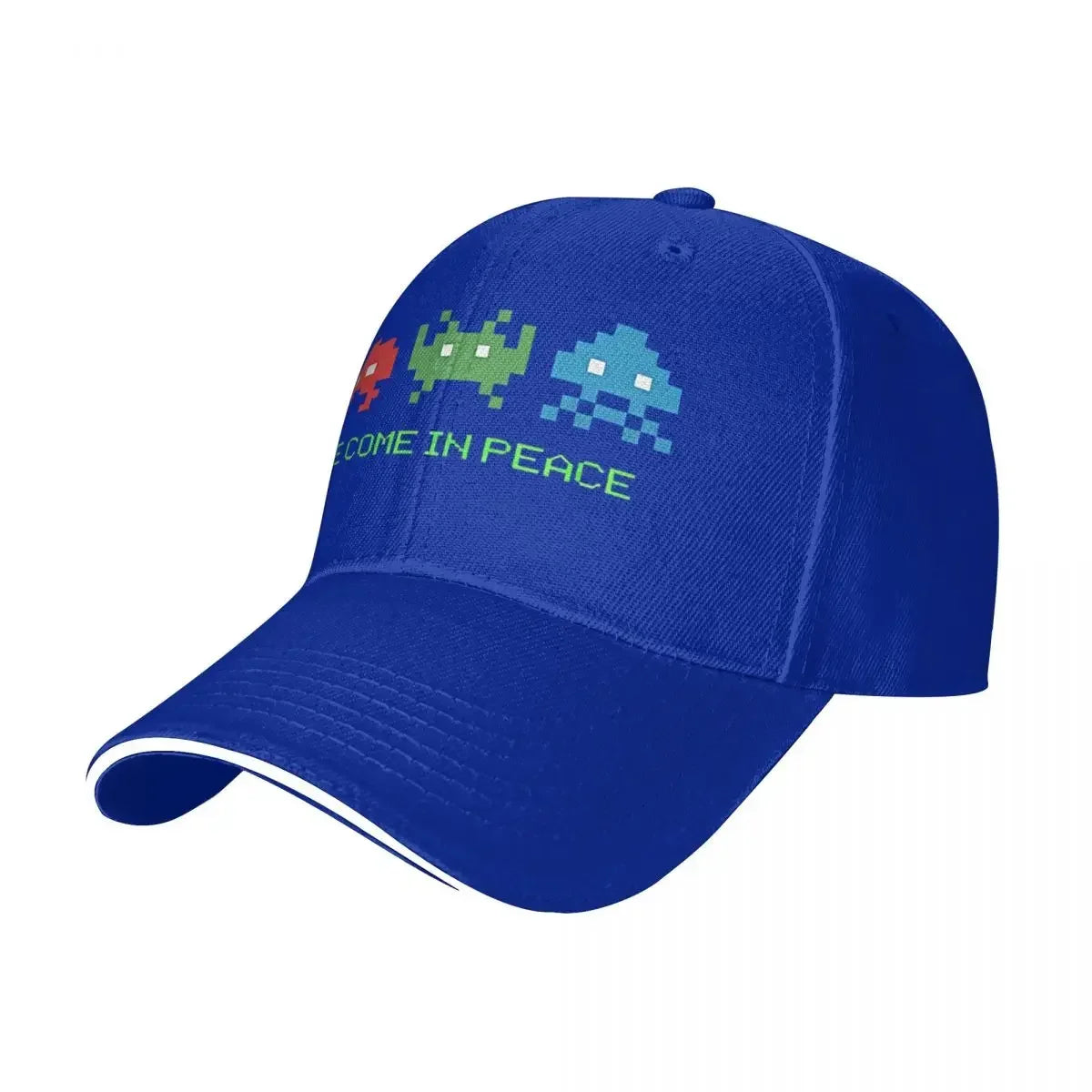 Videojuego de disparos «Space Invaders» «Venimos en paz» Gorra resistente para todas las estaciones Gorra de verano para mujer