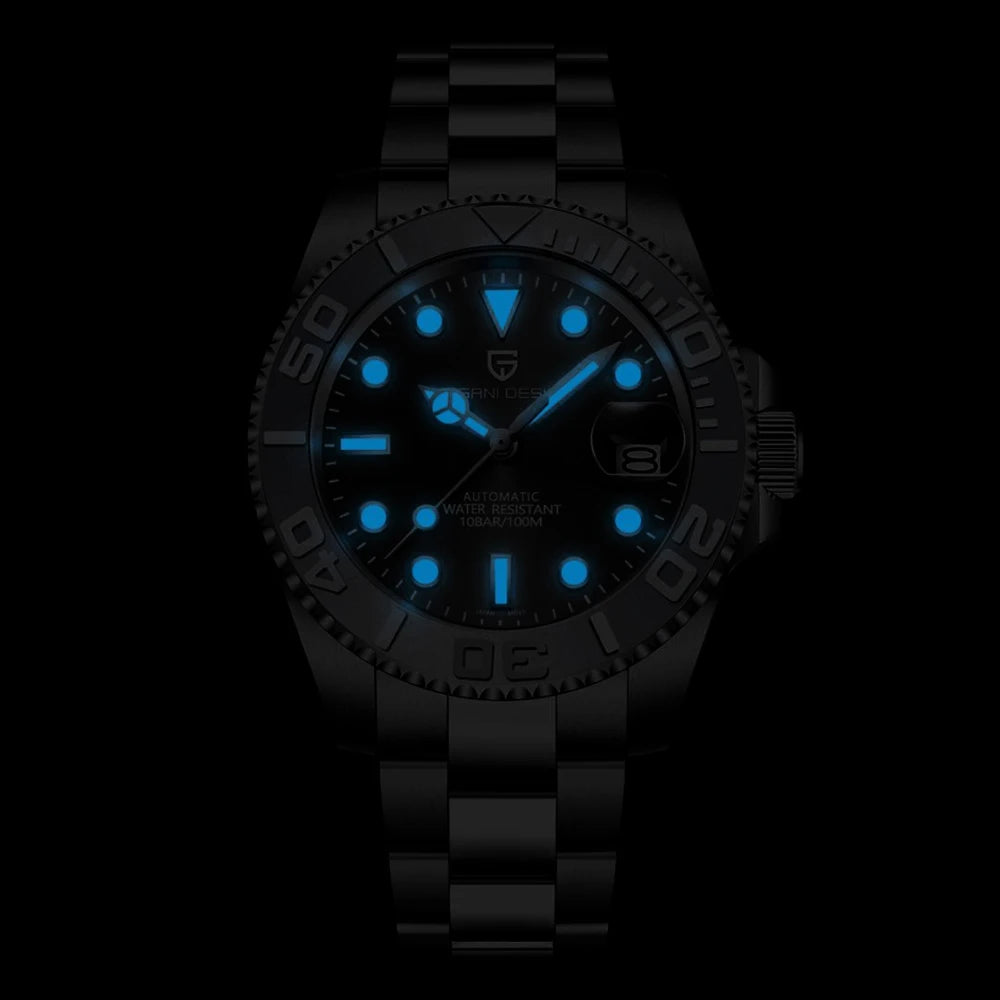PAGANI DESIGN V2 Japan movement Luxury Men Mechanical Watch 40MM Ceramic bezel AR Coated Sapphire Glass Automatic Watch For Men