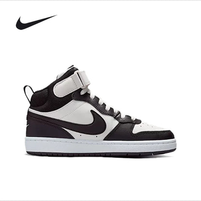 Nike Court Borough Mid Boys' Girls' Hook-and-Loop High-Top Casual Sneakers CD7782-126