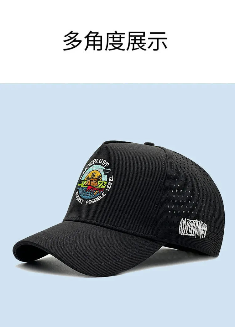 Big Size Closed Back Baseball Caps Mesh Breathable Trucker Caps for Big Heads Men Extra Large Head High Top Sports Cap 60cm 65cm
