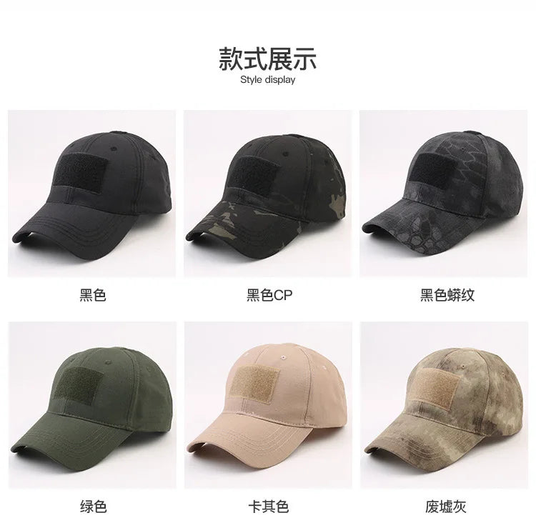 Men Camouflage Baseball Cap Camo Hat Camouflage Outdoor Sports Cap Camo Tactical Cap Hunting Fishing Hat for Men Women