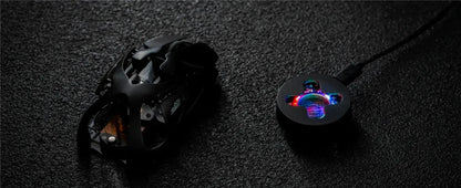 Angry Miao Infinity Gaming Wireless Mouse Metal Ultralight Hollow Hot-Swappable PAW3950 Dual 8K Wired Tri-Mode