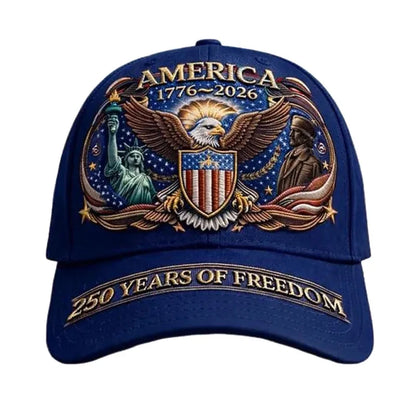 USA 250th Anniversary Denim Baseball Cap 1776 2026 Adjustable Patriotic Retro Running Hat Lightweight Breathable