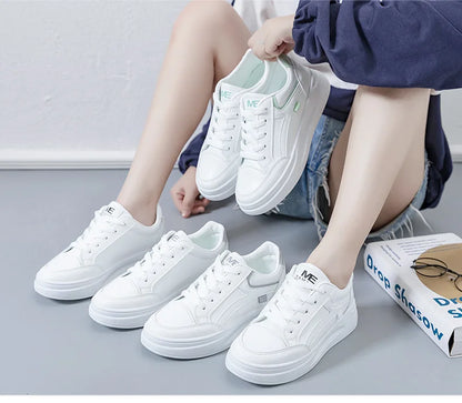 Baskets pour femmes, chaussures de sport tendance, chaussures confortables et décontractées, baskets à lacets pour femmes, Tenis Feminino