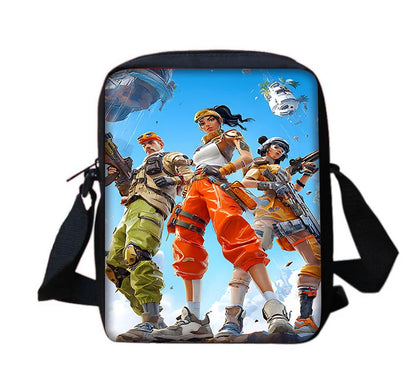Hot Game Classic FortniteS Boy Girls Printed Shoulder Messenger Bag Child Casual Handbag Men Women Phone Bag Shopping Bag