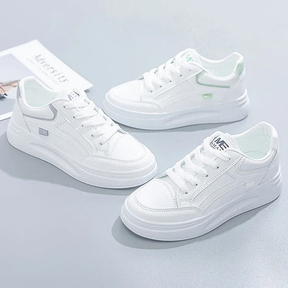 Baskets pour femmes, chaussures de sport tendance, chaussures confortables et décontractées, baskets à lacets pour femmes, Tenis Feminino
