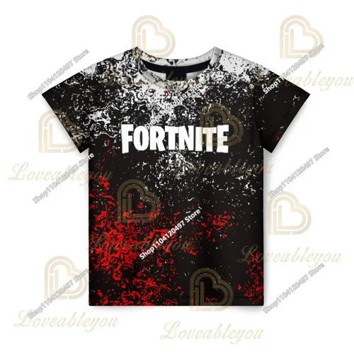 Camiseta Fortnite para niños Banana Peely, camiseta para hombre y mujer, camiseta Battle Royale Game, tops de verano Harajuku