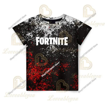 Camiseta Fortnite para niños Banana Peely, camiseta para hombre y mujer, camiseta Battle Royale Game, tops de verano Harajuku