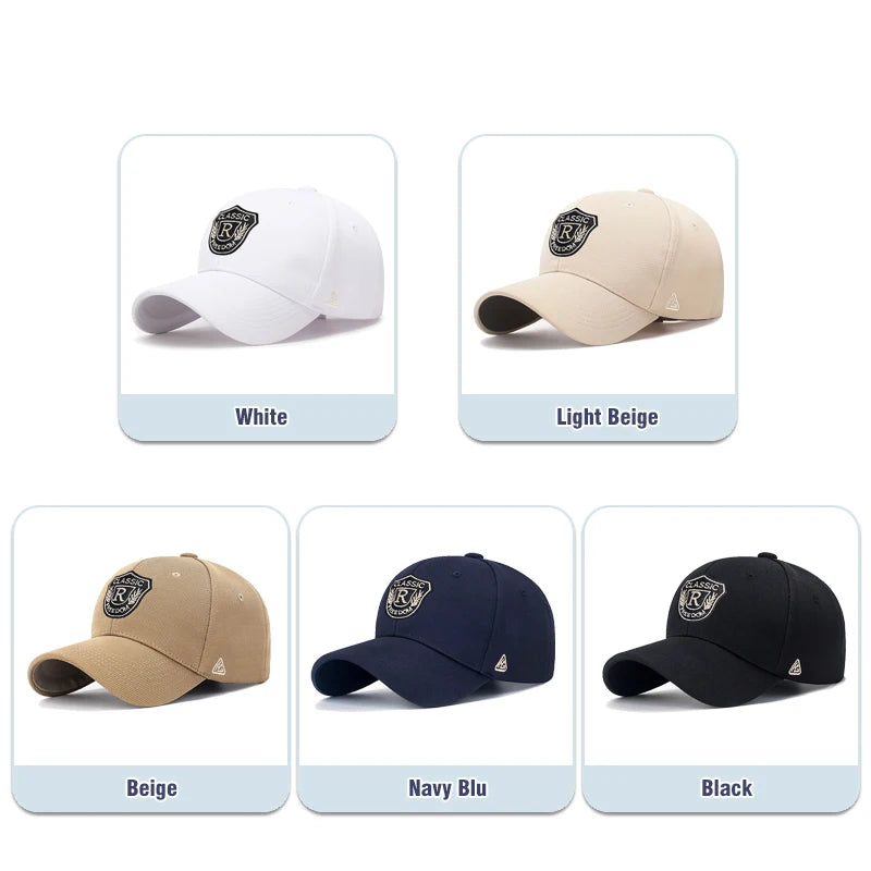 Fashion Mens Womens Pineapple Cloth 'CLASSIC' Letter Element Gold Thread Embroidered Baseball Cap Unisex Casual Sport VisorHat