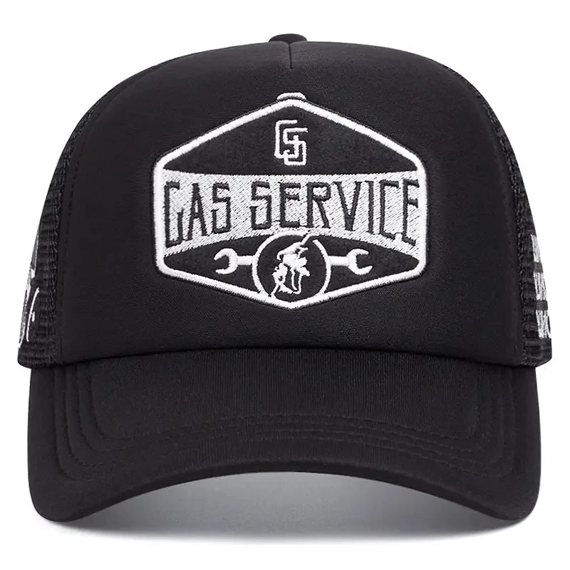New Letter Embroidery Baseball Hats New Unisex Hip Hop Breathable Personal Sunshade Mesh Versatile Street Fashion Trucker Caps