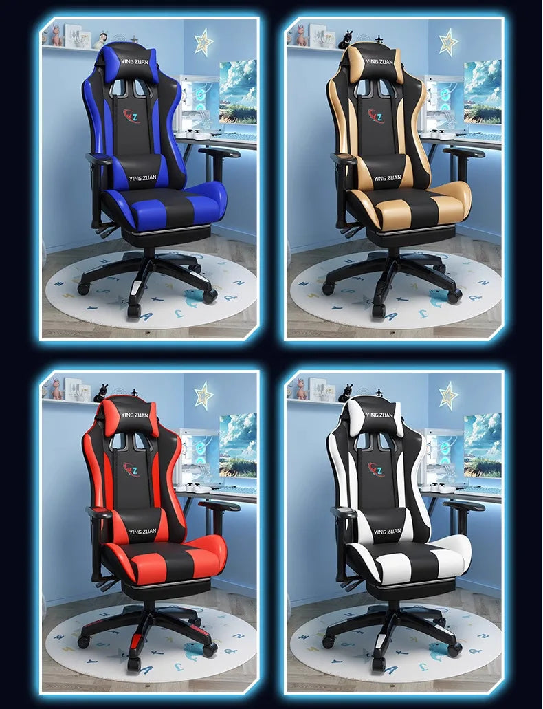 Gaming stolica Računalna stolica Udobno podesivo sjedalo za opuštanje Game LIVE Za studentski dom i kućnu upotrebu Ergonomski dizajn za dugotrajno sjedenje