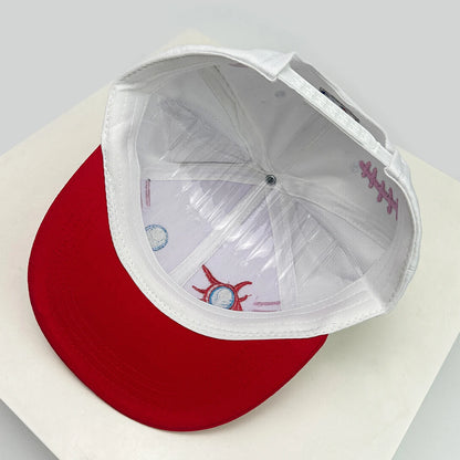 Breathable Cute Sunshade Flat Eave Peaked Caps Versatile ins Fashion Niche New Unisex Funny Kitty Embroidery Bow Baseball Hats