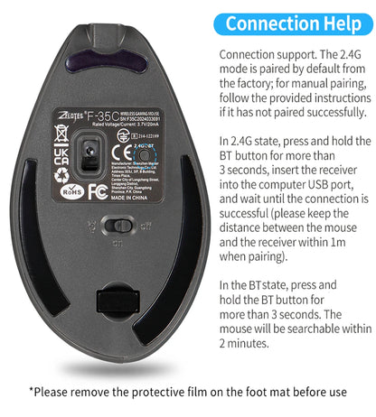 Rechargeable Wireless Vertical Mouse With Screen Display  Ergonomic Mice 6 Button Progammable Gaming Mouse for Gamer Desktop