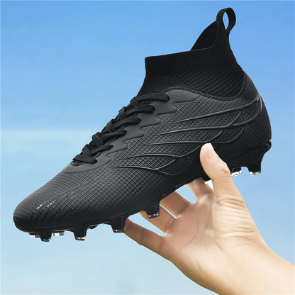 Chaussures de Football antidérapantes pour hommes, bottes de Football TF/FG, respirantes, pour l'extérieur, basses, antidérapantes, baskets de sport