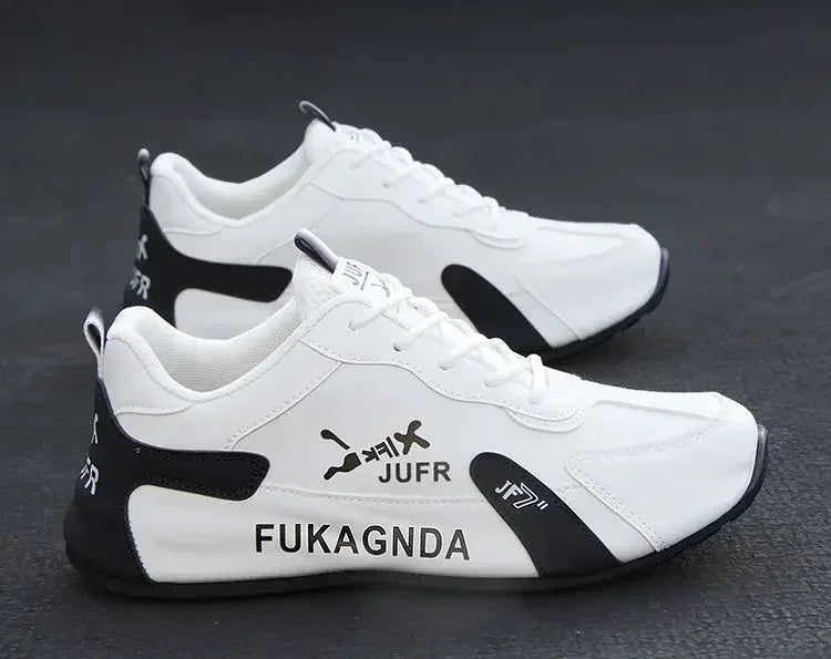 Pánske nepremokavé tenisky z PU kože, ležérna športová obuv, ľahké, priedušné, ploché, neklzkavé tenisky, Zapatillas Hombre