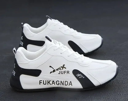 Pánske nepremokavé tenisky z PU kože, ležérna športová obuv, ľahké, priedušné, ploché, neklzkavé tenisky, Zapatillas Hombre