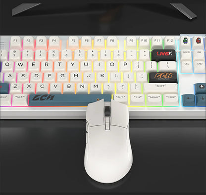 Motospeed Darmoshark N3 Pro Bluetooth vezeték nélküli gamer egér, dupla 8K, hárommódú, újratölthető, PAW3395, 64g, ergonomikus gamer egér