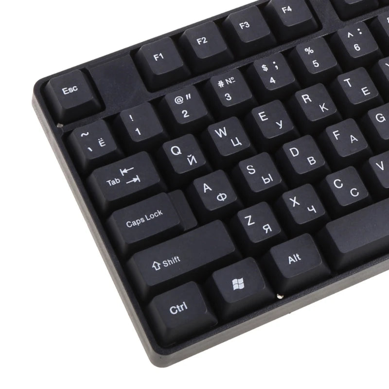 Tastiera ergonomica USB per PC, tastiera russa / tastiera inglese, dropshipping