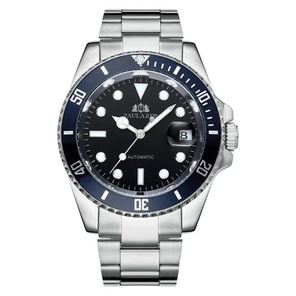Automatic Mens Watch Mechanical Movement Stainless Steel Gold Silver Green Red Dial Date Strong Luminous Luxury Watches