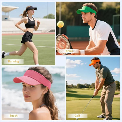 1 vnt. struktūruoto krašto greitai džiūstančios moteriškos kepurės su snapeliu nuo saulės, lengvas sportinis snapelis nuo saulės, skirtas bėgimui, golfui, teniso ir piklebolui