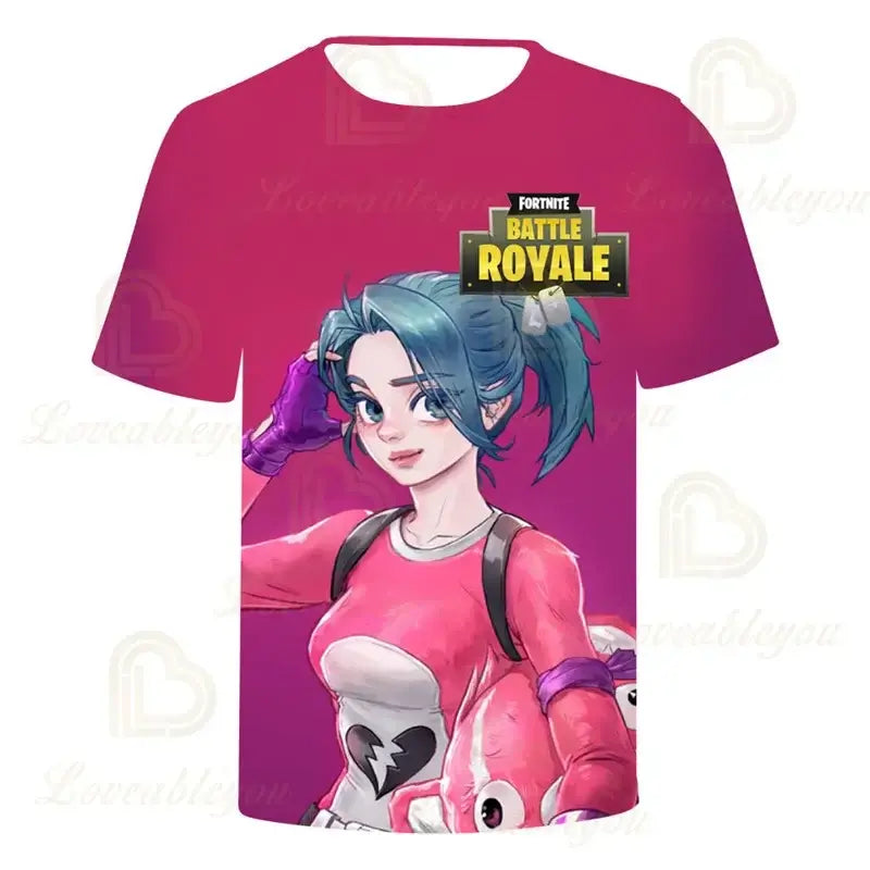 Sweatshirt 3D Fortnite Victory Battle Royale para criança, menino e menina, roupa infantil, tops e T-shirt de herói para adolescentes