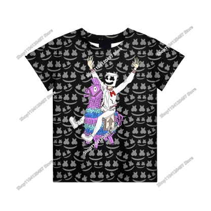 T-shirt Fortnite 2026 para rapaz, verão, anime, gaming, T-shirt para todos, camisola gira, T-shirt básica Battle Gamer, manga curta para homem