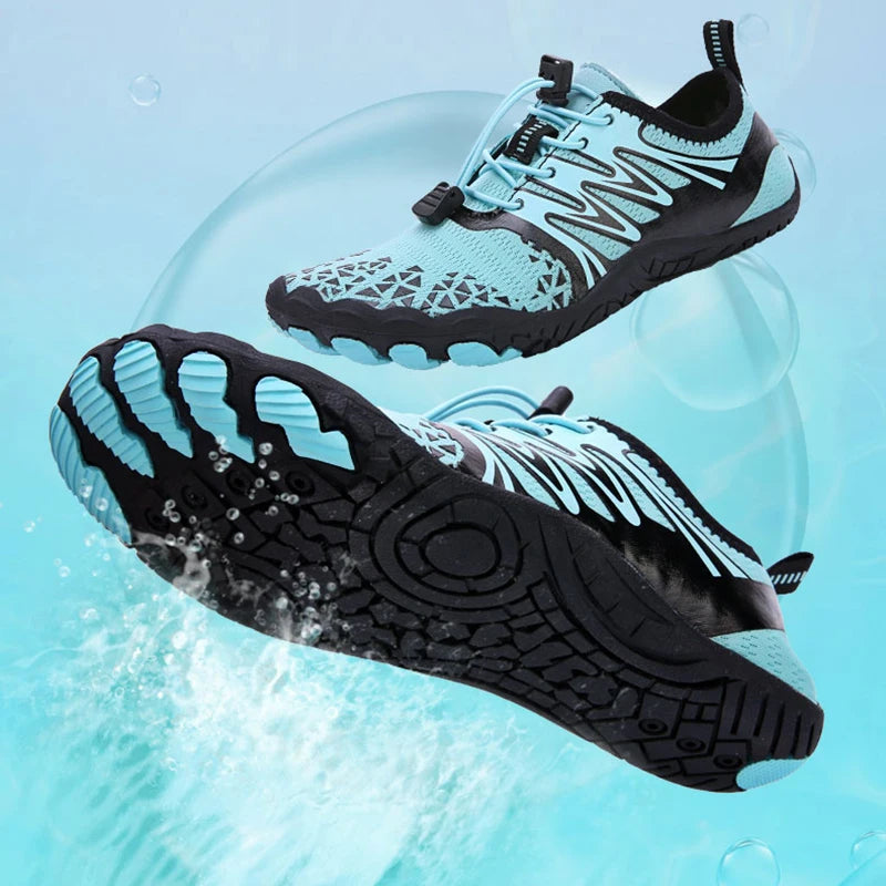 EOCENE pánske a dámske barefoot outdoorové športové aqua topánky, rýchloschnúce tenisky do vody na pláž, plávanie, fitness, brodenie, turistiku a cyklistiku