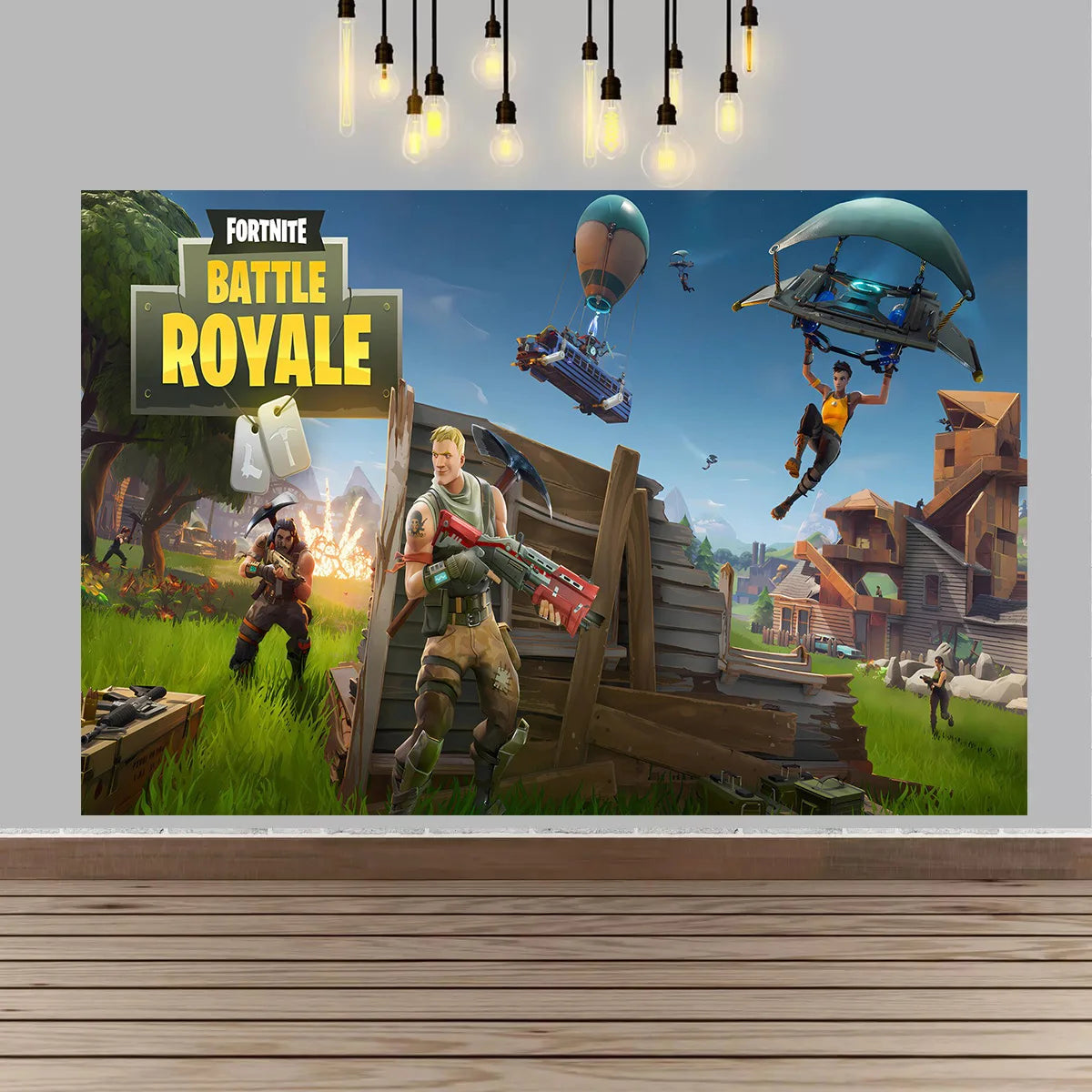 Backdrop F-fortniteds para Festa de Aniversário de Rapaz, Faixa Decorativa Infantil, Decoração de Mesa de Bolo de Aniversário, Acessórios para Festa, Adereços Fotográficos e Presente