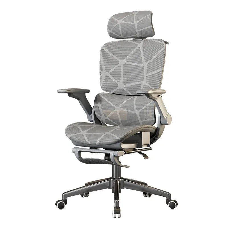 Silla gaming ergonómica de oficina para ordenador Air Titan Full Mesh con soporte lumbar de tres zonas, diseño bien ventilado e ideal para escritorio de estudiante
