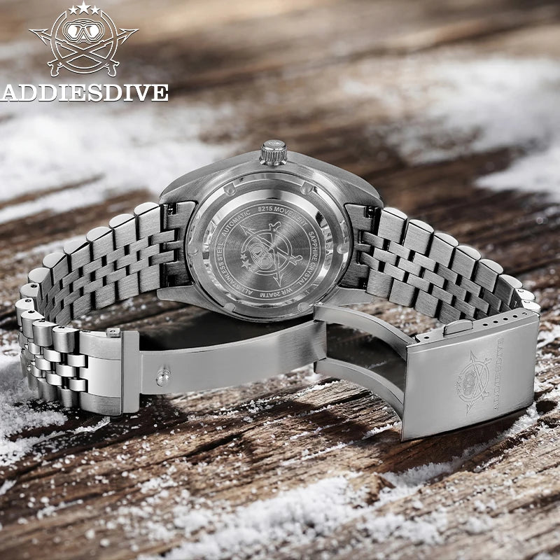 ADDIESDIVE NEW 39mm Men's Desert Texture Watch 200m Diver Sapphire Crystal AD2540 BGW9 Blue Luminous  Mechanical Automatic Watch