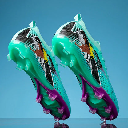 Chaussures de football pour hommes, bottes de football professionnelles originales, chaussures de terrain décontractées de haute qualité, ultra-légères, antidérapantes, pour activités de plein air.